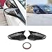1Pair Side Mirror Cover Rear View Mirror Cover Trim For Hyundai Veloster 2012 2013 2014 2015 2016 2017 (Carbon Fiber Black)