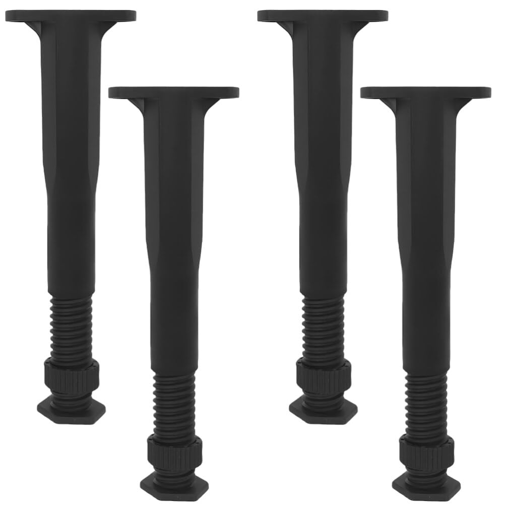 Patas de soporte para marco de cama UKCOCO regulables en forma de T de 19.5 a 37.5 cm