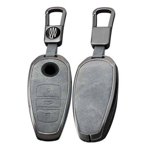 Coque de clé pour VW Touareg étui cuir et zinc idéal pour vos déplacements