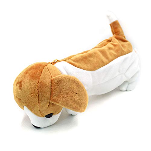 Image of Minache Women Animal Dog Plush Stationery Pouch Pen Pencil Case Ladies Cosmetic Bag