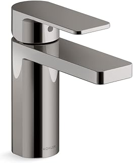 Kohler 23472-4N-TT Parallel Single-Handle Bathroom Sink Faucet 0.5 Gpm, Vibrant Titanium