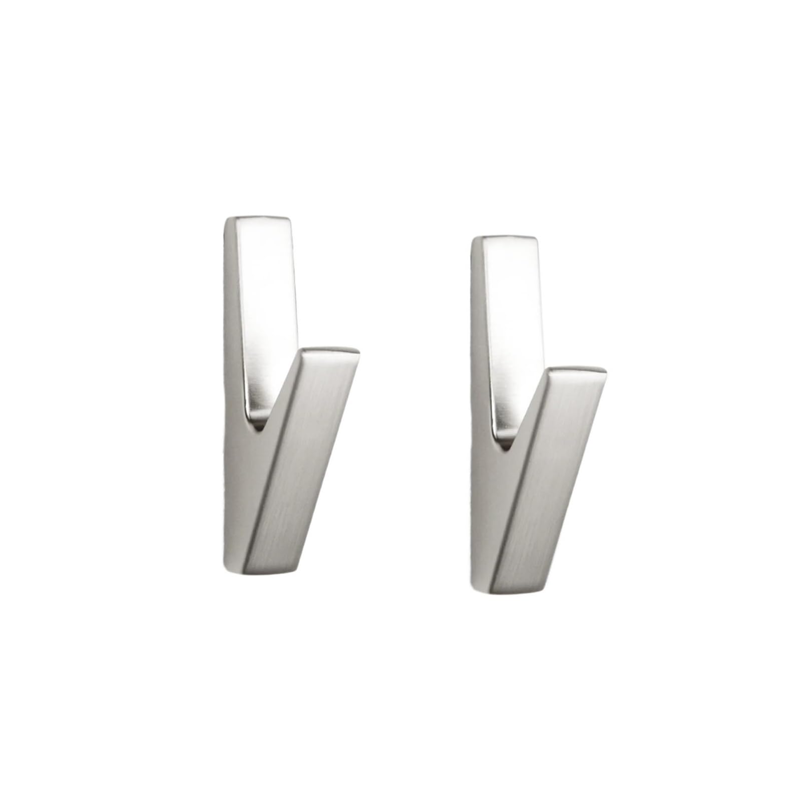 Generisch 5 Stück matte Wandhaken Badezimmerzubehör Kleiderhaken Handtuchhaken Kreativ for Schlüssel Hut Tasche Home Dekorativer Haken(830-GD-5pcs hooks)
