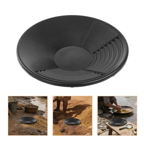 VANZACK Batée à Or Outil Léger avec Trois Riffles Profonds en Plastique Portable et Sections Micro-canalisées Lors de Randonnées pour L'orpaillage et Prospection – vue 8