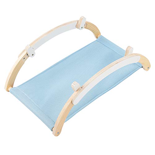 Rede de Balanço para Gatos, Cama de Balanço para Gatos, Estrutura de Madeira Portátil para Ambientes