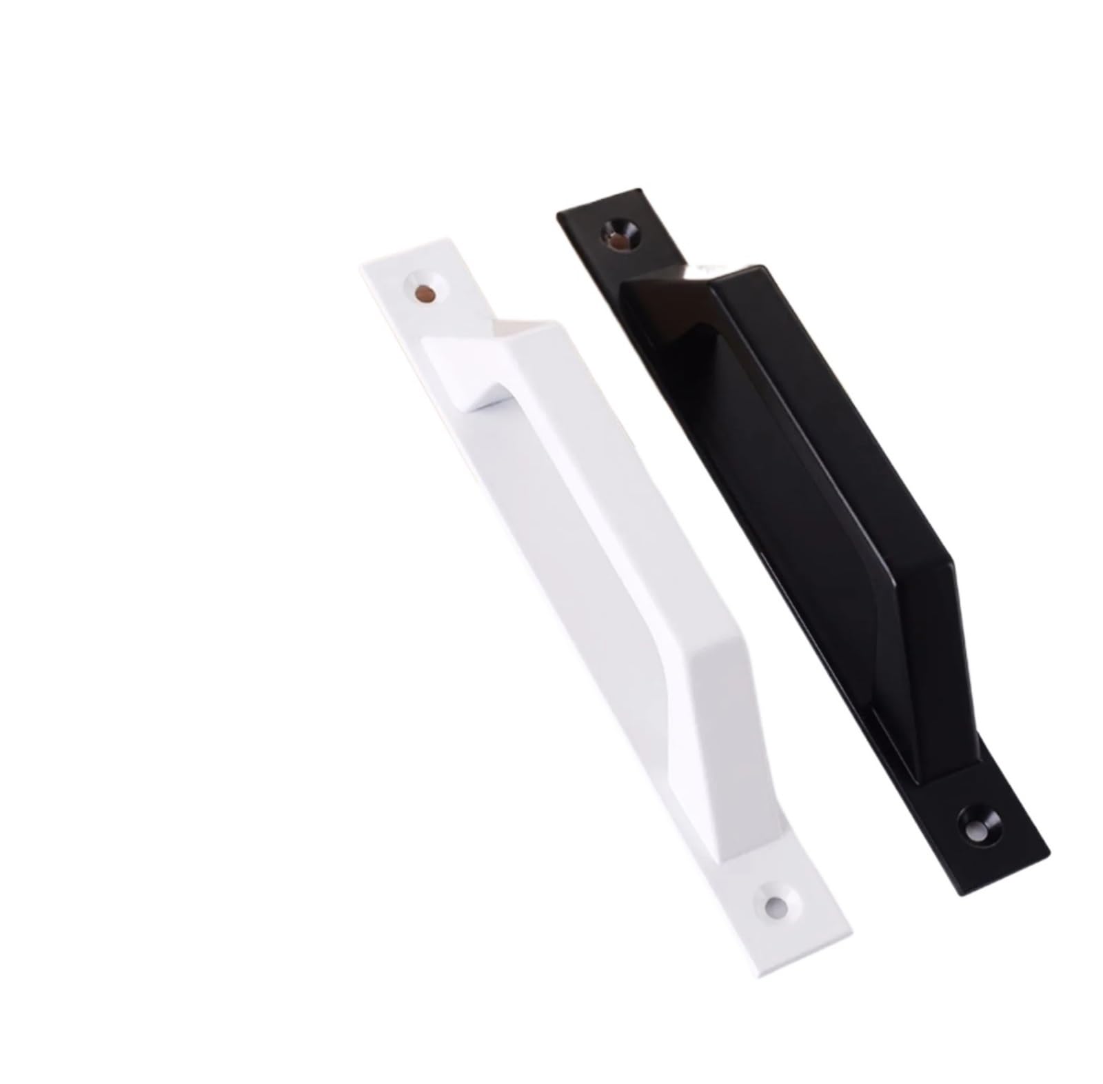 IKLAAQETBXPS 1PCS Steel Flush Pull Handle Recessed Sliding Barn Door Gate Hardware for Cabinet Closet(White)