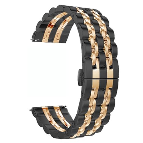 Bracelet montre 22mm acier inoxydable à dégagement rapide robuste