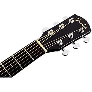 Fender CD-60Sce Dreadnought, Touche De Noyer, Noir 0970113006 - Les Beatles, Paul McCartney, John Lennon, RIngo Starr, George Harrison Fender CD-60Sce Dreadnought, Touche De Noyer, Noir 0970113006 – Image 6