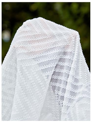 SweatyRocks Women's Fringe Sheer Wrap Beach Cover Up Dress Short Sleeve V Neck Swimsuit Coverup4