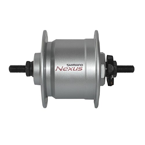 SHIMANO E-dhc30003nnasg, Dinamo a mozzo Unisex Adulto, Argento, 100 mm