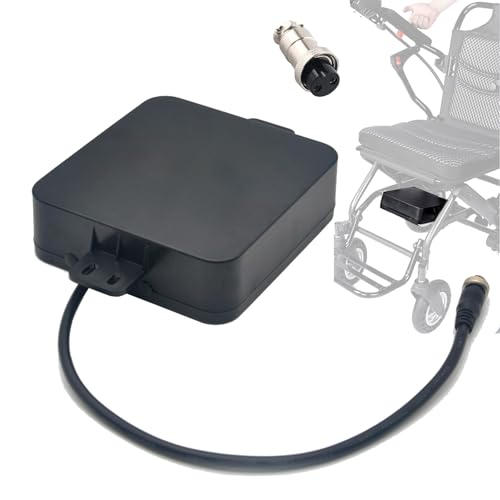 WILLQ 24 V, 6 Ah, 10 Ah y 12 Ah, Batería de Silla de Ruedas eléctrica Recargable de Iones de Litio para Silla de Ruedas Plegable de 50 W a 288 W, Kit Modificado con Cargador.,24v10ah