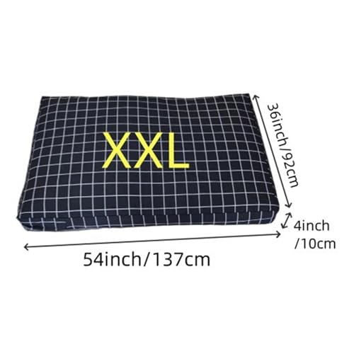 Dog Crate Bed Cover Dog Crate Pad Replacement Removable Pets Cat Mat Cushion Accessory Mattress Cover for Car Picnic Travel, XXL