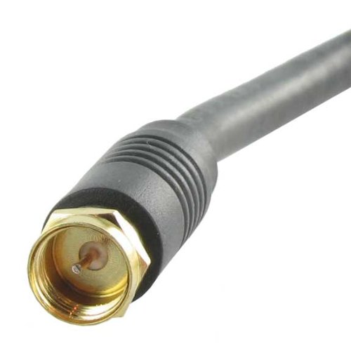 SF Cable, 6ft RG6 UL High-Grade F Coaxial Cable Gold Plated