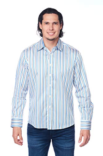 House of Lords Slim FIT Mens Casual Button DownDress Shirt