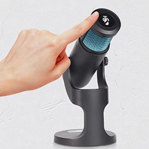 Yixikejiyouxian-A RGB-Farbumgebungslicht-Kondensatormikrofon USB Computer Live-K-Song-Aufnahme Spiel Videokonferenz… – Bild 5