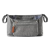 SkyPOOU Multifunktionale Tasche für Mütter, Windeln, Windeln, Neugeborene, Outdoor, Tasche, Reise, Baby-Rucksack, Mama für Kinder, grau