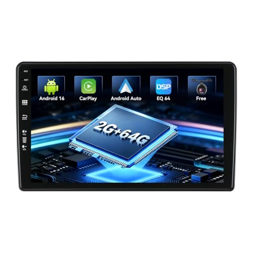MISONDA �_�u��DIN 2GB 64GB �J�[���W�I�X�e���I Android 16 Mercedes Benz W209 W203 �p �J�����t��/Carplay/Android Auto/DSP/RDS/WIFI/�~���[�����N/AUX/USB/FM