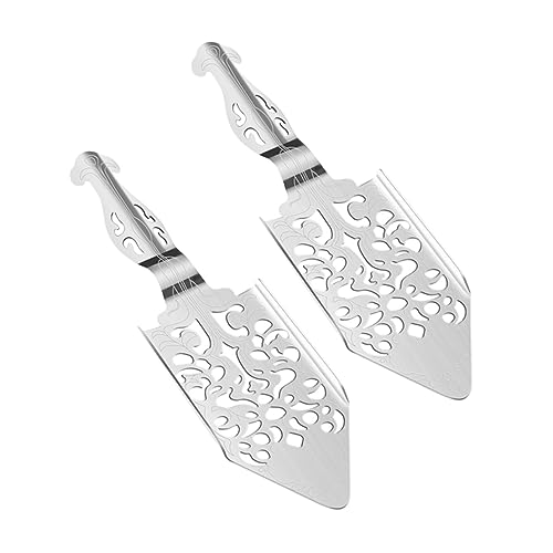 Garneck 2piezas Cucharas De Absenta De Acero Inoxidable Unidades Con Filtro Multifunción Para Diluir Azúcar Utensilios Vintage Para Barras y Uso Doméstico