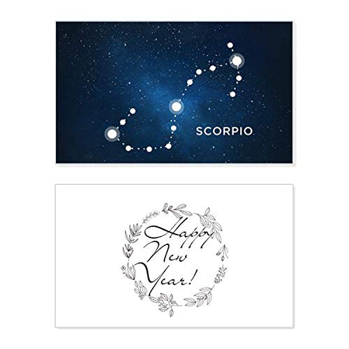 Tarjeta de Año Nuevo de Escorpio: Mensaje de bendición zodiacal
