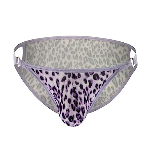 Men's Briefs Bikini Ice Silk Underwear Low Waist Jockstrap Sexy Penis Pouch Underpants3