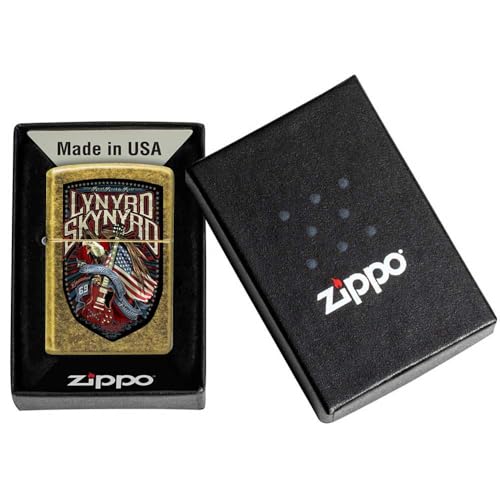 Encendedor Zippo Lynyrd Skynyrd Bronce Pulido miniatura 3