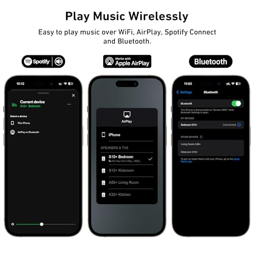 Image of Arylic S10+ AirPlay Audio Receiver, Multiroom Stereo with SPDIF Out, WiFi & Bluetooth Music Streamer, streams HD lossless music from Spotify, Amazon Music,Tidal etc