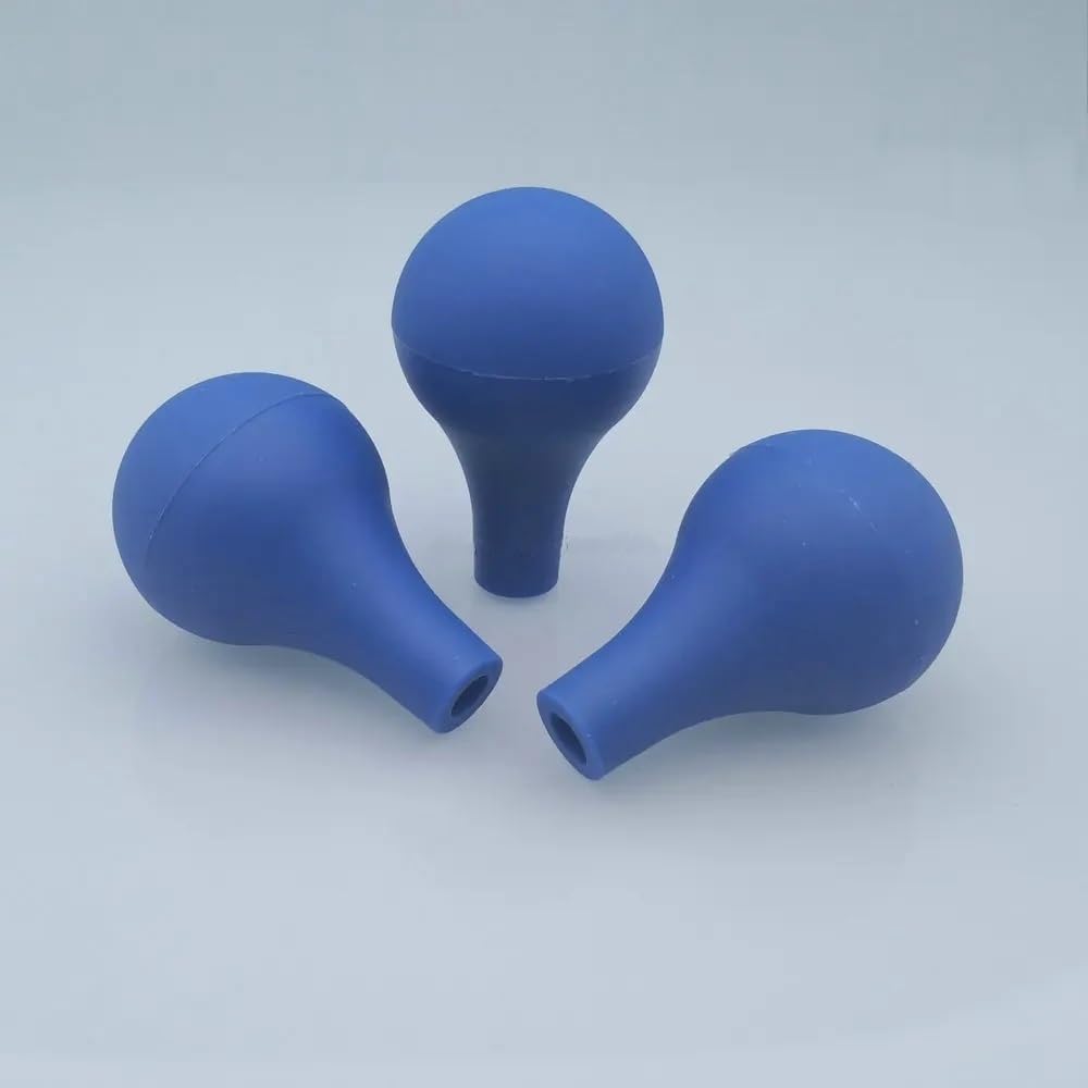 Gummisaugkugeln for Laborpipetten aus Glas – Blaue Gummisaugkugel for Pipetten unter 10 ml(50pcs)