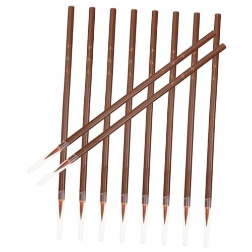 Veemoon Beginner's Calligraphy Brush Pen Set 10pcs Chinese Calligraphy Brush Fine Tip for Art Writing Painting