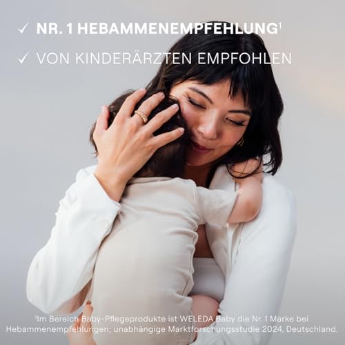 WELEDA Bio Baby Calendula Wundschutzcreme parfümfrei - Naturkosmetik Wundsalbe/Babycreme für den Schutz empfindlicher Haut im Windelbereich. Hilft bei Rötungen, gereizter Haut & Wundsein (1x 75ml)