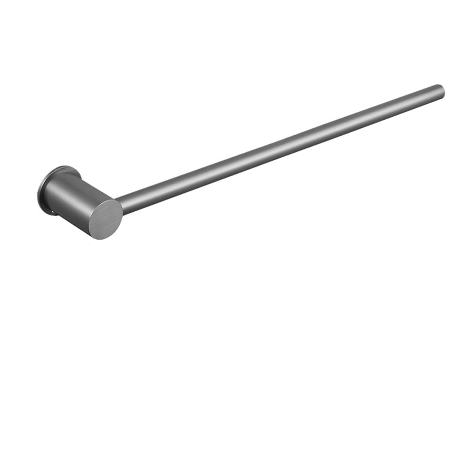 Towel Bar Double Bath Towel Rod Brass Wall Mounted Bath Towel Storage Organizer Bathroom Towel Hanger Towel Rack Bathroom Accessories(Grey 50cm)