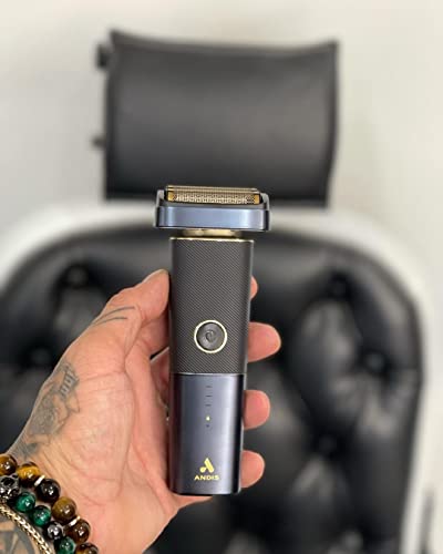 Andis 17300 ReSurge Barbeador a seco e molhado de folha de titânio
