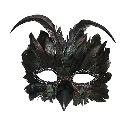 tmroeet Costume Masks Feather Animal Mask Masquerade Bird Mask Halloween