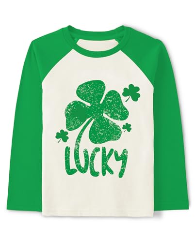CM-Kid Kids st. Patricks Day Shirt Girls Boys Cute Print Long Sleeve T-Shirt Toddler Saint Patricks Day Outfits