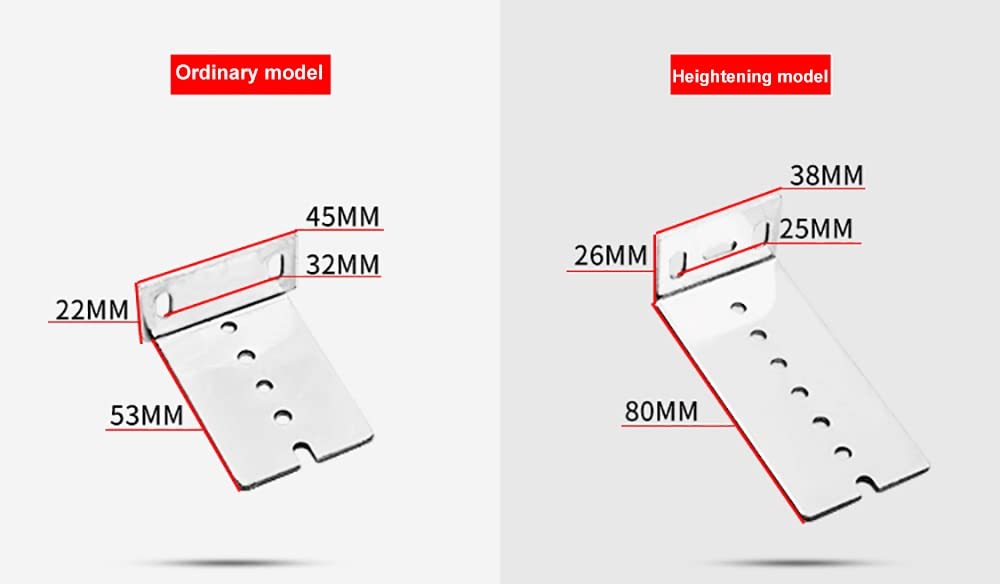 guide per cassetti, Guide for cassetti, guide for(Heightening,300mm/12in)