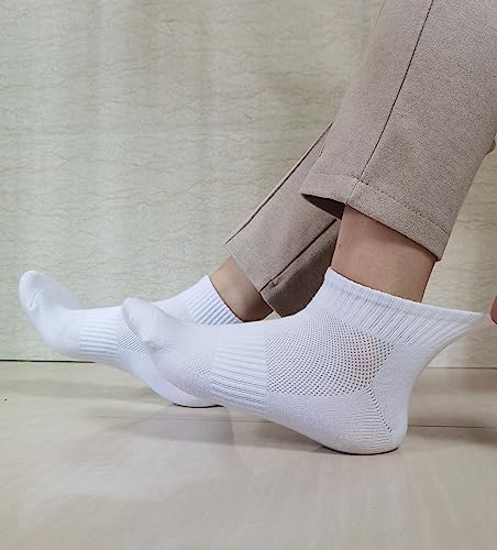 FORMEU Women's Moisture Wicking Athletic Low Cut Ankle Cotton Socks Cushion or Non Cushion Comfortable 4/6/10 Pairs2