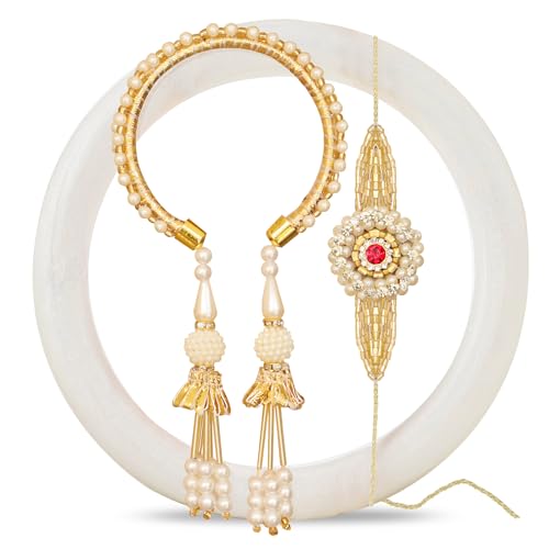 TIED RIBBONS Rakhi for Brothers and Bhabhi Rakhi Set for Bhai Bhabhi | Rakhi for Bhaiya Bhabhi with Gift - Lumba Rakhi for Bhabhi | Raksha Bandhan Rakhi Card | Roli Tikka TIED RIBBONS Rakhi for Brothers and Bhabhi Rakhi Set for Bhai Bhabhi | Rakhi for Bhaiya Bhabhi with Gift - Lumba Rakhi for Bhabhi | Raksha Bandhan Rakhi Card | Roli Tikka
