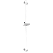 Vista Shower Riser Rail Kit SUS304 82cm Stainless Steel Bathroom Shower Head Holder Wall Mounted Adjustable Shower Holder Brushed Silver