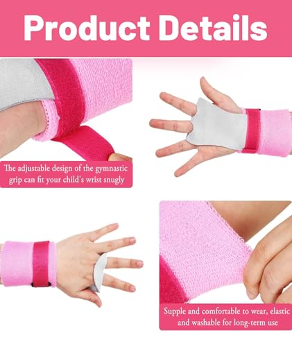 Image of Kids Gym Gloves, 1 Pair Hand Grip for Gym, Workout Equipment for Kids, Gymnastics Equipment for Children, Durable and Comfortable