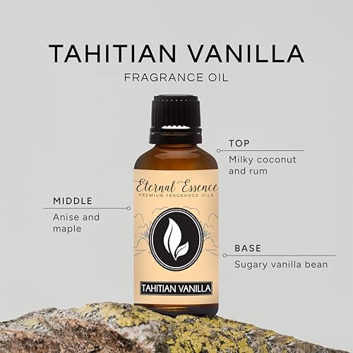 Image of Eternal Essence Oils Tahitian Vanilla 30ml Premium Fragrance Oil - for Candle, Soap Making, Aromatherapy, Diffusers, Home Care, & Humidifiers