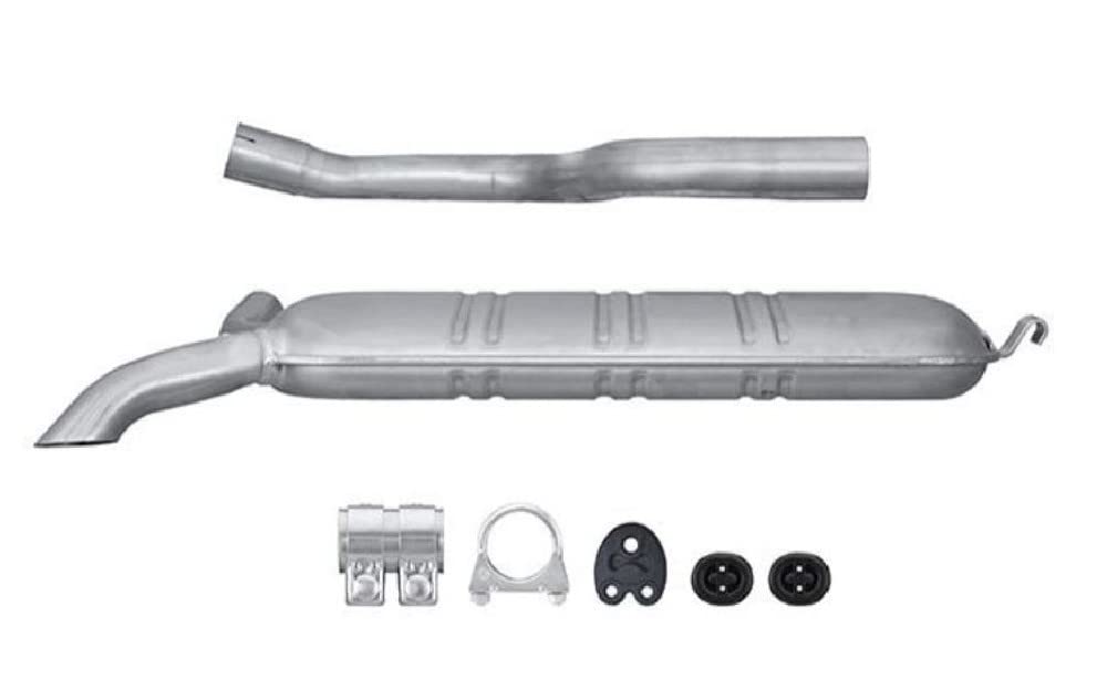Kit Silencieux Arrière HELLA Easy2Fit® Pour Peugeot 205 - Pièce Complète Avec Accessoires De Montage (pinces, Silentblocs), Qualité Faurecia