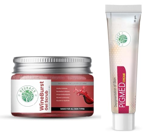 Image of Pigmentation removal combo - Dark spots, Acne mark removal scrub & pigmed cream (80 g)