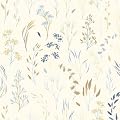 Vinjiasin Floral Removable Wall Paper, Peel and Stick Botanical Wallpaper, Self-Adhesive Peel-and-Stick Decor for Bedroom Living Room, Waterproof Vinyl Wallpaper Roll,17.3"x 78.7"