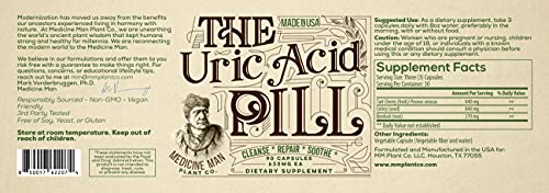 The Uric Acid Pill 90 Capsules - Uric Acid Supplement with Tart Cherry Extract, Celery Seeds, and Burdock Root - Uric Acid Support Supplement containing Non-GMO and Herbal Ingredients - Image 5