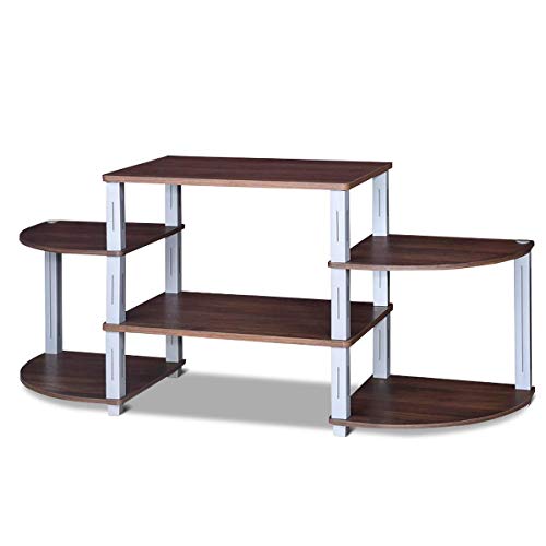 Tangkula TV Stand, Storage Console with Storage Shelves for Home Office, Sturdy
