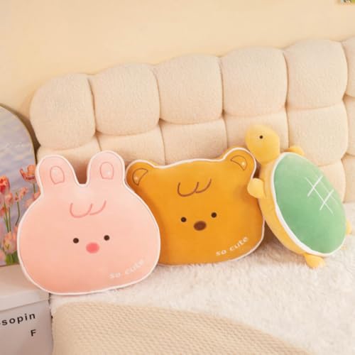 Image of Charming Pink Stuffed Pillow, Cozy Lounging Accessory for Kids, Decorative Room Plushie for Teens