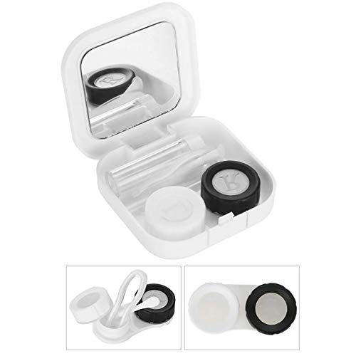 Contact Lens Box Glasses Contact Travel Double Contact Lens Cases Travel Kit Case Easy Carry Mini Box Container Contact Lens Holder