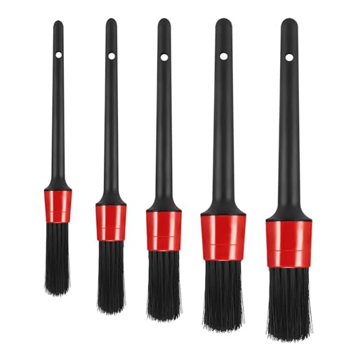 CONGGUAN 5 Pcs Car Detailing Brush Set Interior & Exterior ...