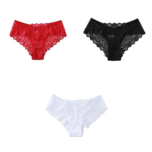 Culottes en dentelle lot de 3 : fini l'inconfort avec la broderie taille basse