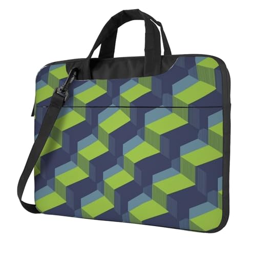 Maletín para laptop impermeable 14 pulgadas verde miniatura 1