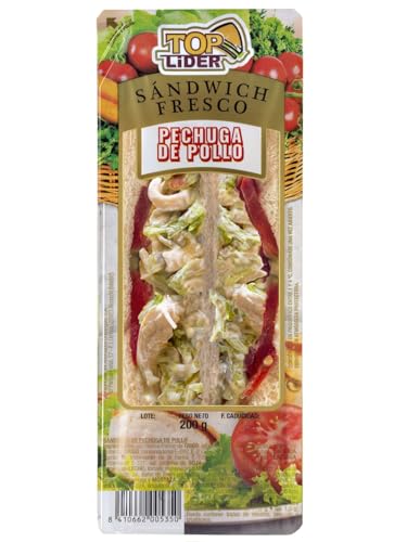 TOP LIDER - Sándwich de Pollo - Refrigerado - 200 g
