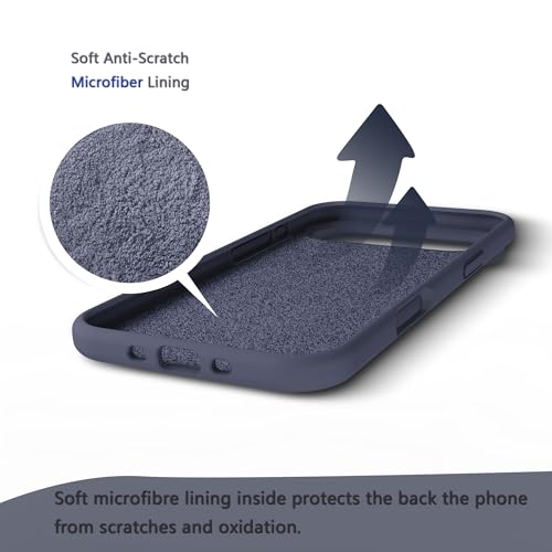 Image of iPhone air Case Silicone,Soft Microfiber Lining(Midnight Blue)
